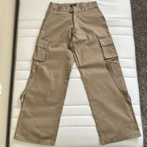 Oversized Baggy Beige Cargo Pants - Size 30 Men’s